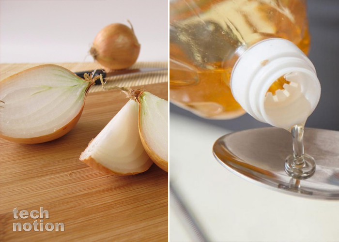 Подсолнечным маслом натирают половинку луковицы, чтобы она не портилась / Изображение: дзен-канал technotion