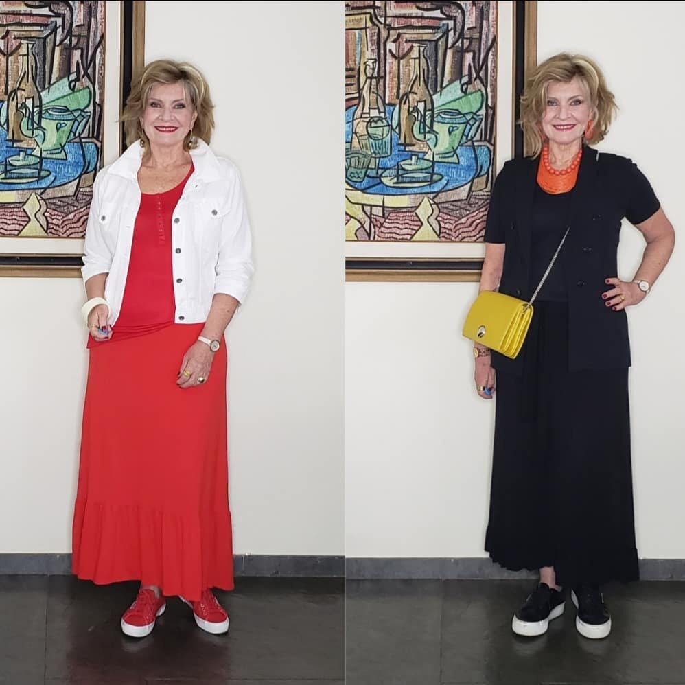 Позволь себе быть яркой: стильные цветовые комбинации от 70-летней модницы и стилиста из Бразилии